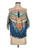 Hale Bob Blue 3/4 Sleeve Blouse Size XS - photo 1