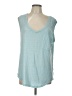 Unbranded Teal Sleeveless T-Shirt Size L - photo 1