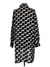 Hot Topic 100% Polyester Chevron-herringbone Black 3/4 Sleeve Blouse Size L - photo 2