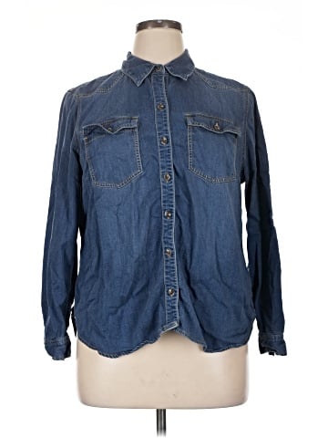 CAbi Long Sleeve Button-Down Shirt (view 1)