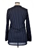 Perseption Concept Polka Dots Blue Long Sleeve Blouse Size XL - photo 2