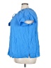 Lane Bryant Blue Short Sleeve Blouse Size 22 - 24 Plus - photo 5