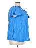 Lane Bryant Blue Short Sleeve Blouse Size 22 - 24 Plus - photo 4