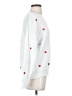 Unbranded 100% Acrylic Hearts White Pullover Sweater Size S - photo 4