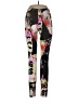 Assorted Brands Graphic Black Leggings Size L - photo 1