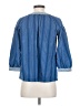 Massimo Dutti Blue 3/4 Sleeve Blouse Size S - photo 2