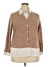 Cure Brown Long Sleeve Blouse Size 2X - photo 1