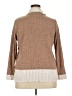 Cure Brown Long Sleeve Blouse Size 2X - photo 2