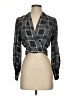 Toccin 100% Polyester Gray Long Sleeve Blouse Size 0 - photo 1