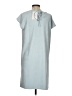 Joh Solid Blue Casual Dress Size S - photo 2