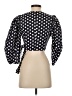 Choosy Black 3/4 Sleeve Blouse Size S - photo 2