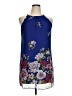 A. Byer Floral Blue Casual Dress Size XL - photo 1