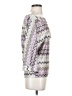 Karina Grimaldi Chevron-herringbone Purple 3/4 Sleeve Blouse Size S - photo 4