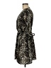 Speed Control 100% Polyester Animal Print Brown Cocktail Dress Size M - photo 5