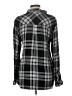 Rails 100% Rayon Plaid Black Long Sleeve Button-Down Shirt Size L - photo 2
