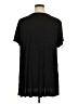 One World Black Short Sleeve Blouse Size 1X - photo 2