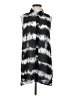 Press 100% Polyester Tie-dye Gray Casual Dress Size XS - photo 1