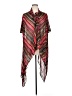 Marina Rinaldi Stripes Red Poncho Size 16 (L) - photo 1