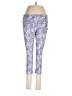Glyder Print Purple Active Pants Size M - photo 1