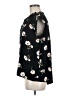 Buffalo by David Bitton 100% Viscose Floral Black Short Sleeve Blouse Size M - photo 5