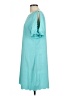 Shein Solid Teal Casual Dress Size L - photo 5
