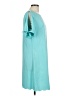 Shein Solid Teal Casual Dress Size L - photo 4