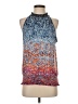 Crosby Blue Sleeveless Blouse Size S - photo 1