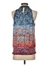 Crosby Blue Sleeveless Blouse Size S - photo 2