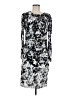 Unbranded Print Black Cocktail Dress Size M (estimated) - photo 1