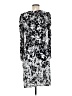 Unbranded Print Black Cocktail Dress Size M (estimated) - photo 2