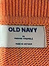 Old Navy 100% Cotton Solid Orange Pullover Sweater Size M - photo 7