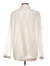 Vilagallo 100% Cotton Argyle Aztec Or Tribal Print Checkered-gingham Chevron-herringbone Color Block White Long Sleeve Blouse Size L (estimated) - photo 2