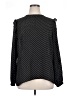 MICHAEL Michael Kors Polka Dots Black Long Sleeve Blouse Size XL - photo 1