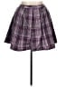 Hot Topic Plaid Purple Casual Skirt Size XL - photo 1