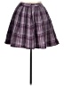 Hot Topic Plaid Purple Casual Skirt Size XL - photo 2