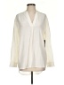 Pure Collection Ivory Long Sleeve Blouse Size 4 - photo 1