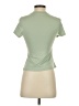 Shein Green Short Sleeve Turtleneck Size S - photo 2