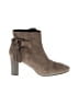 L.K. Bennett 100% Leather Brown Gray Ankle Boots Size EU 39 - photo 1