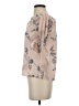 Bar III Tan 3/4 Sleeve Blouse Size S - photo 5