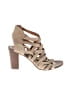 Kenneth Cole New York 100% Leather Tan Gray Heels Size 8 1/2 - photo 1