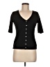 Unbranded Black Short Sleeve Henley Size M - photo 1