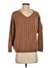 Shein 100% Acrylic Brown Pullover Sweater Size S - photo 1