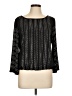 Alfani 100% Polyester Black Long Sleeve Blouse Size 12 (petite) - photo 1