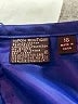 NIPON BOUTIQUE 100% Polyester Solid Blue Formal Skirt Size 16 - photo 4