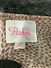 Parker 100% Silk Tan Ivory Long Sleeve Silk Top Size S - photo 6