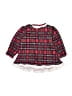 Little Me 100% Polyester Plaid Red Dress 12-18 MO / 18 MO - photo 2