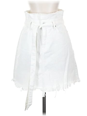 7 For All Mankind Denim Skirt (view 1)