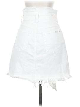 7 For All Mankind Denim Skirt (view 2)