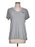 Under Armour 100% Polyester Gray Active T-Shirt Size L - photo 1