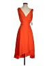 DKNY 100% Polyester Orange Cocktail Dress Size 4 - photo 1
